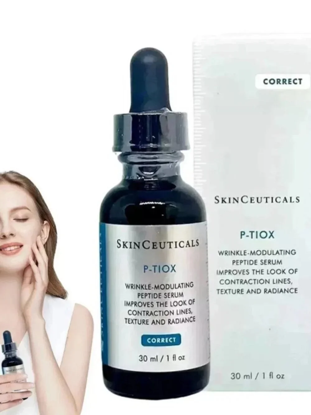 NEW Skinceuticals P-TIOX Wrinkle-Modulating Peptide Serum 1 fl oz/30ml SEALED